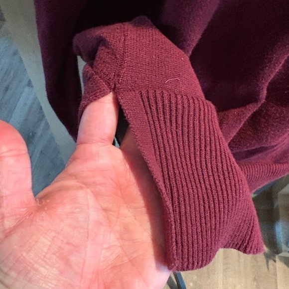 Maison Jules Red Cowl Neck Sweater - Picture 2 of 7